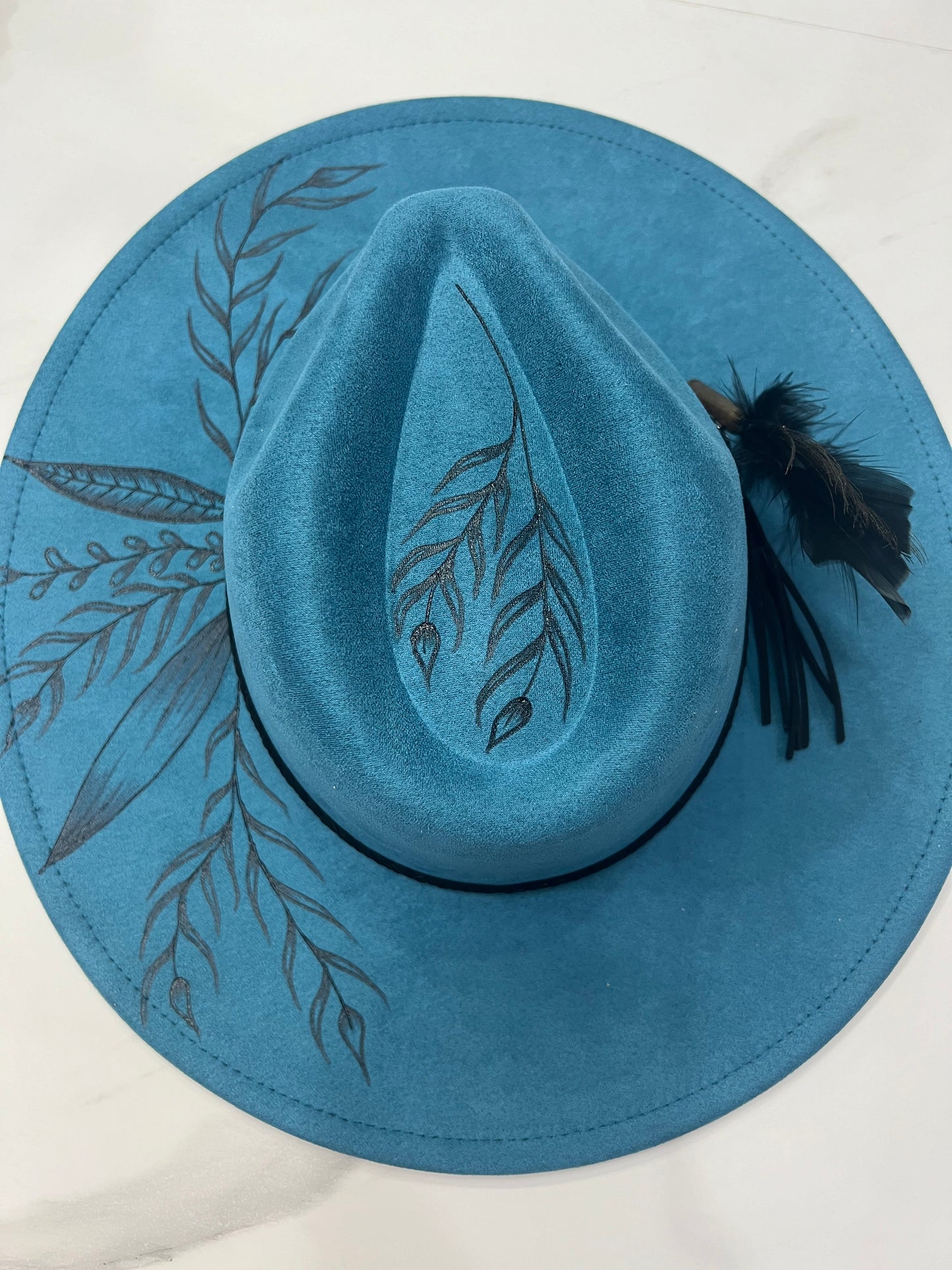 Pretty In Blue Fedora