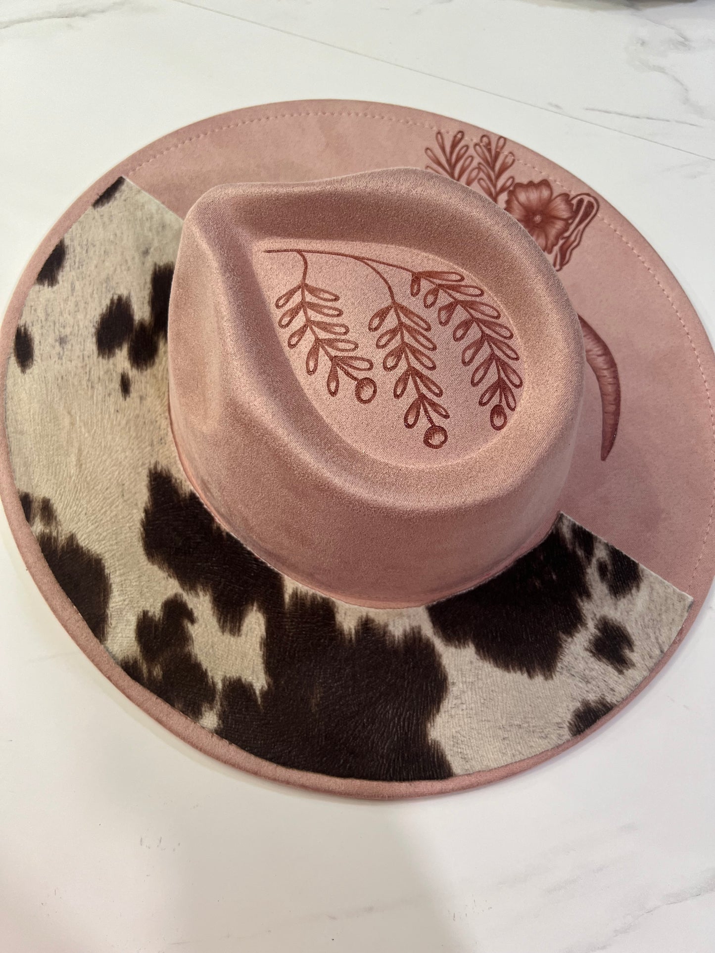 Mauve Longhorn Fedora