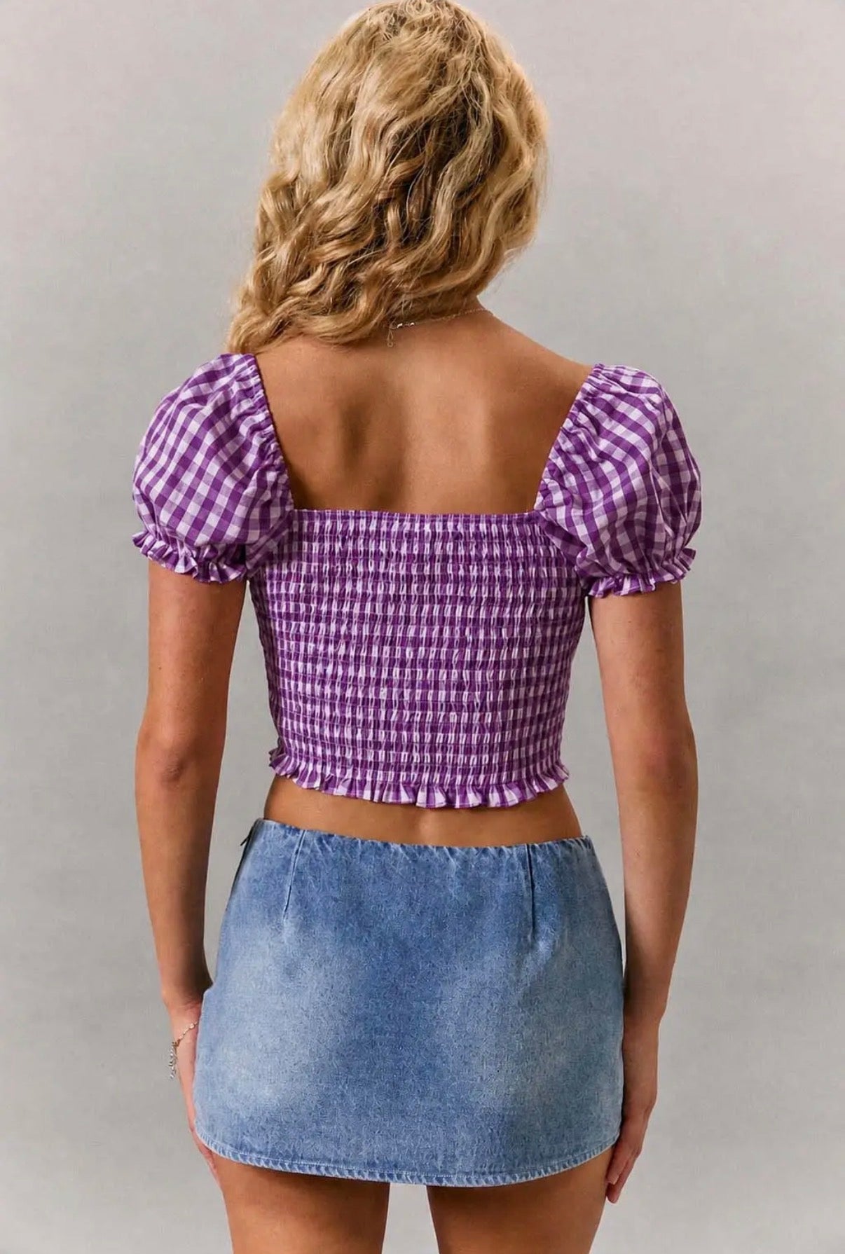 Gingham Puff