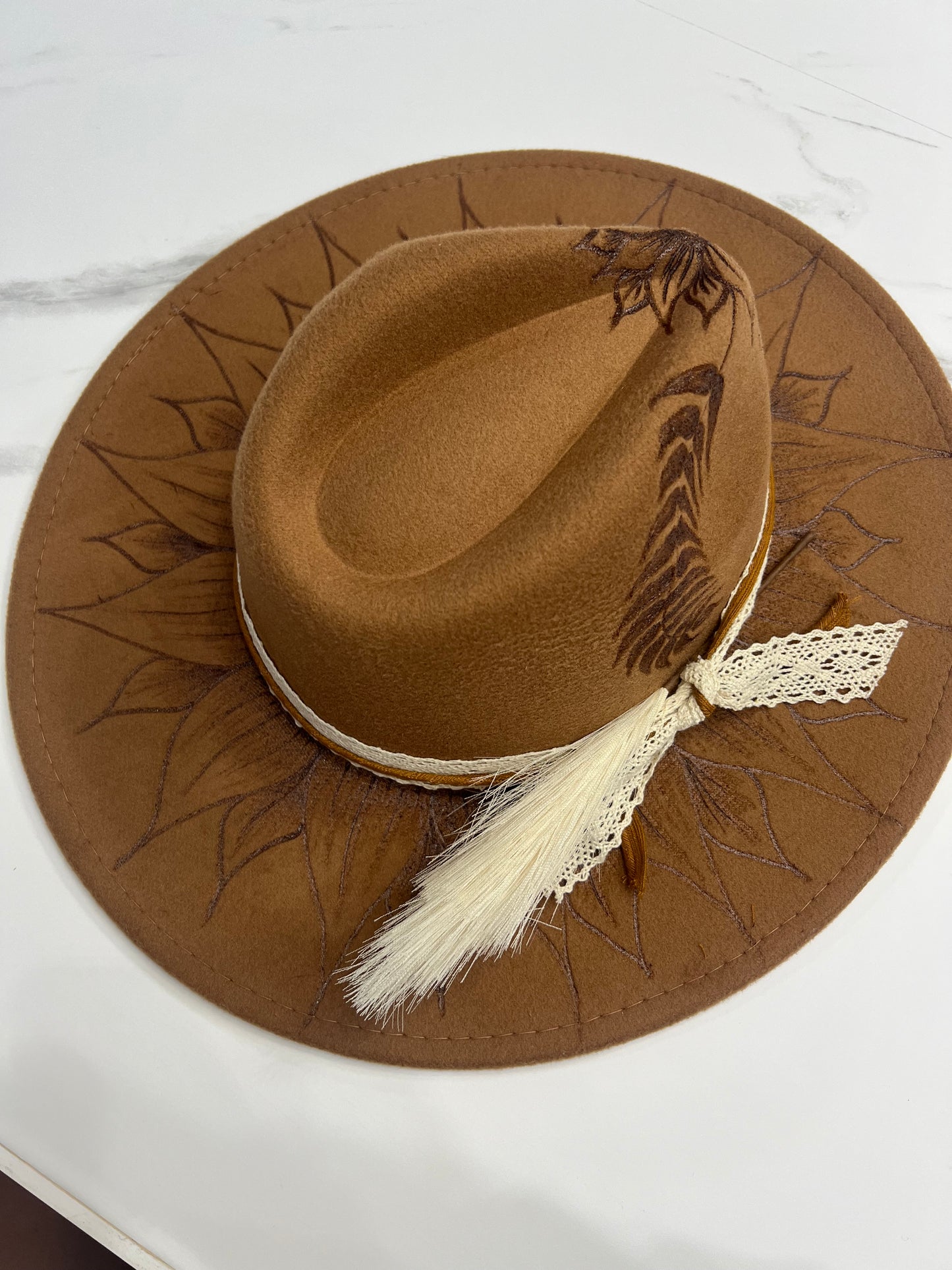 Sunflower Brown Fedora