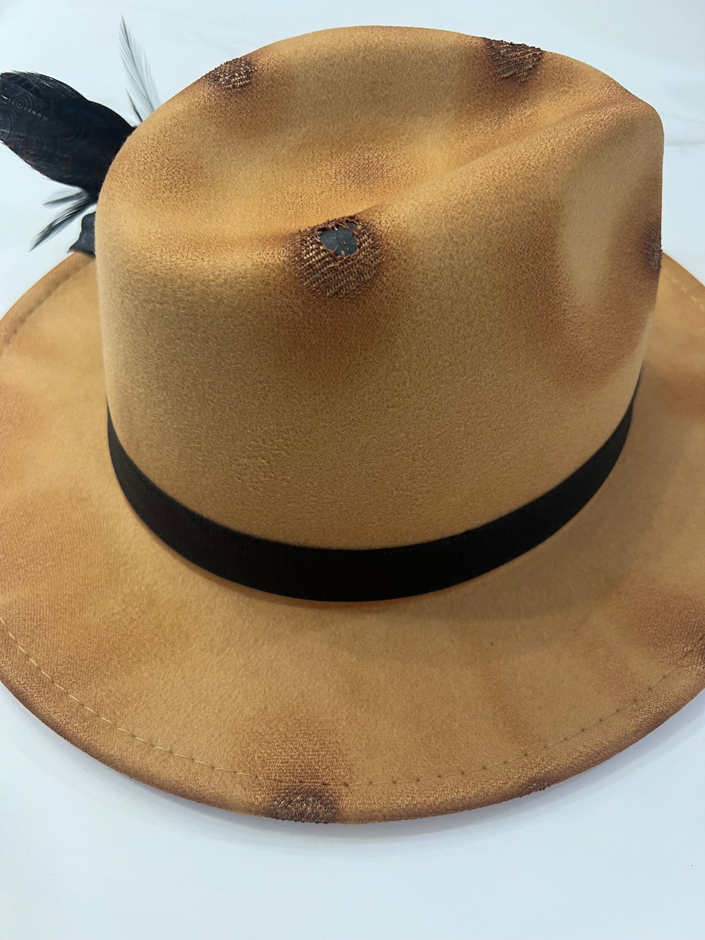 Small Distressed Fedora