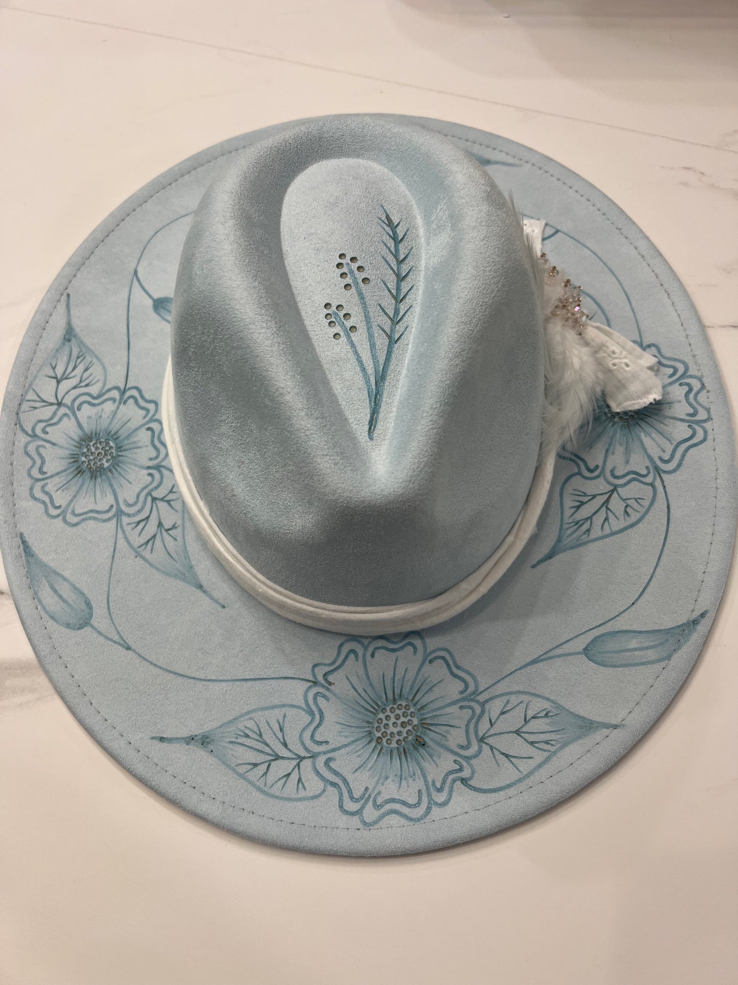 Sky Blue Fedora