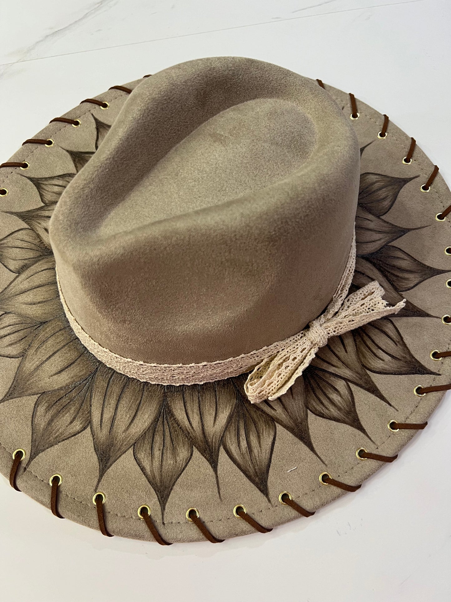 Neutral Sunflower Fedora