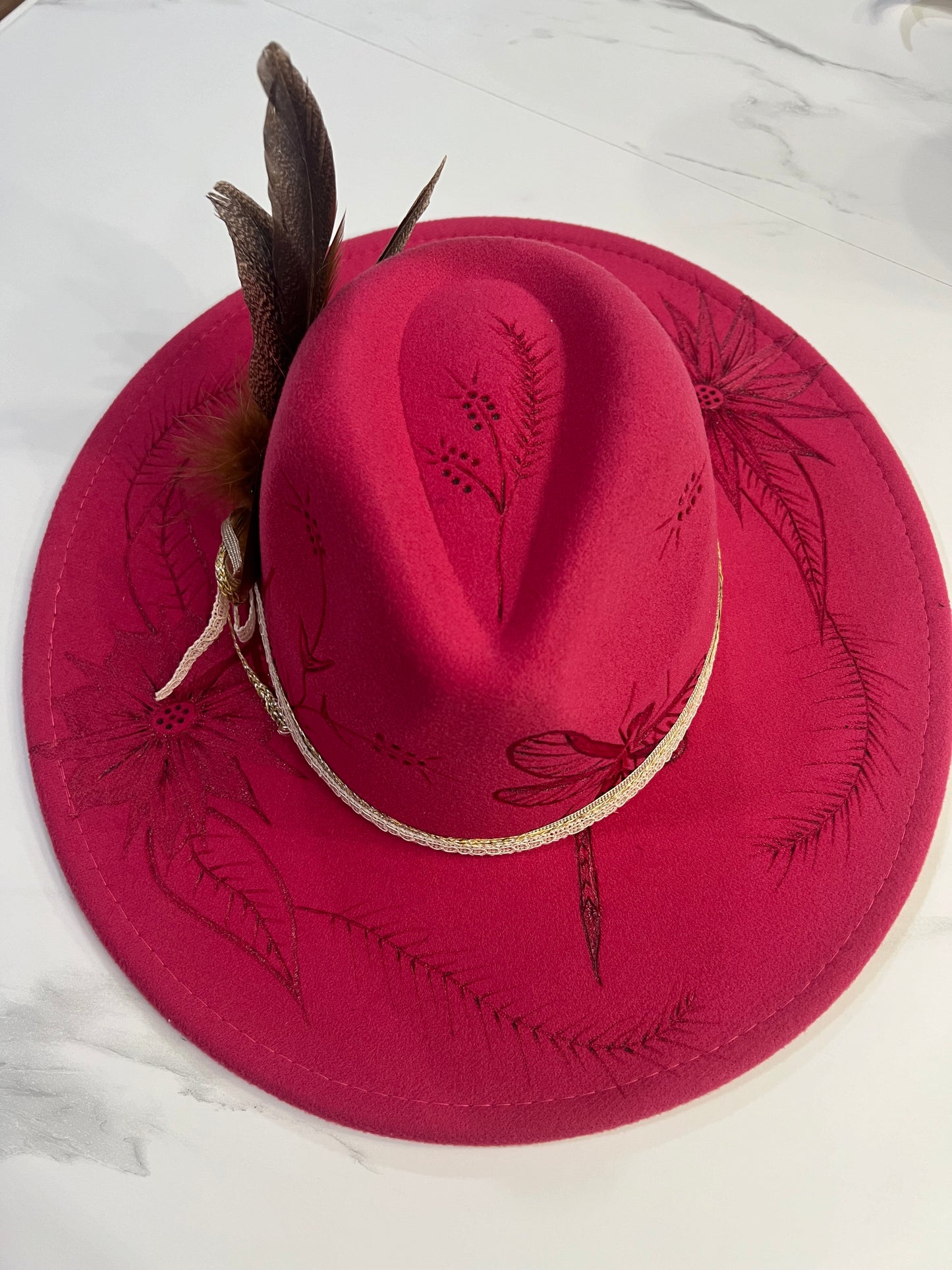 Dragonfly Fedora Hat