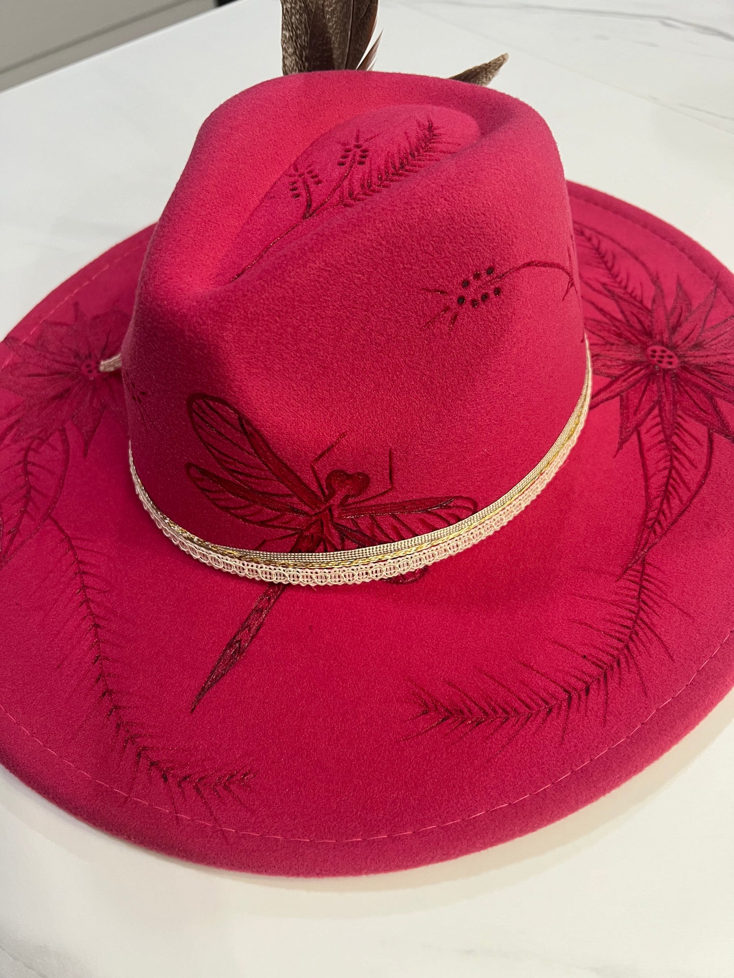 Dragonfly Fedora Hat